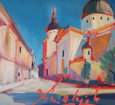 Wernisaż wystawy malarstwa Piotra Dondajewskiego